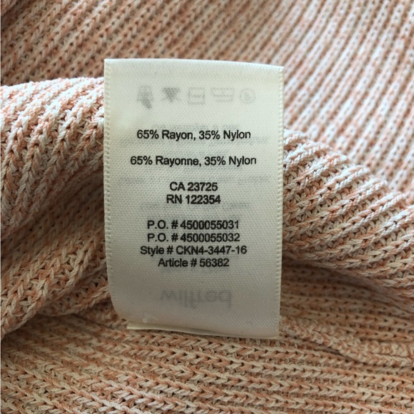 Aritzia Wilfred Cream & Orange Knit Sweater Vest with Slits - Picture 10 of 11